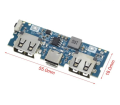 18650 Power Bank Board Dual USB 5V 2.4A Mobile Power Bank Module 18650 Lithium Battery Charger Board for Power Bank Board. 