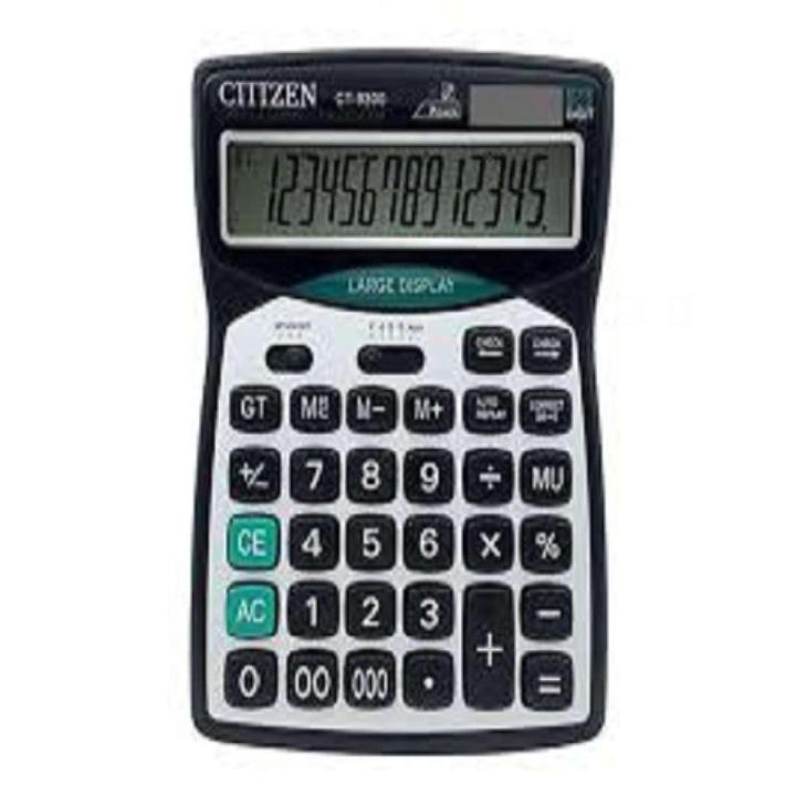 CT-9300 Desktop Calculator Solar Dual Power Calculator 14-digits Large Display Calculator
