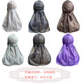 DURAG warp knitted cloth long-tailed hat street basketball breathable bandana male sweat wicking hip hop stretch pirate hat hip-hop. 