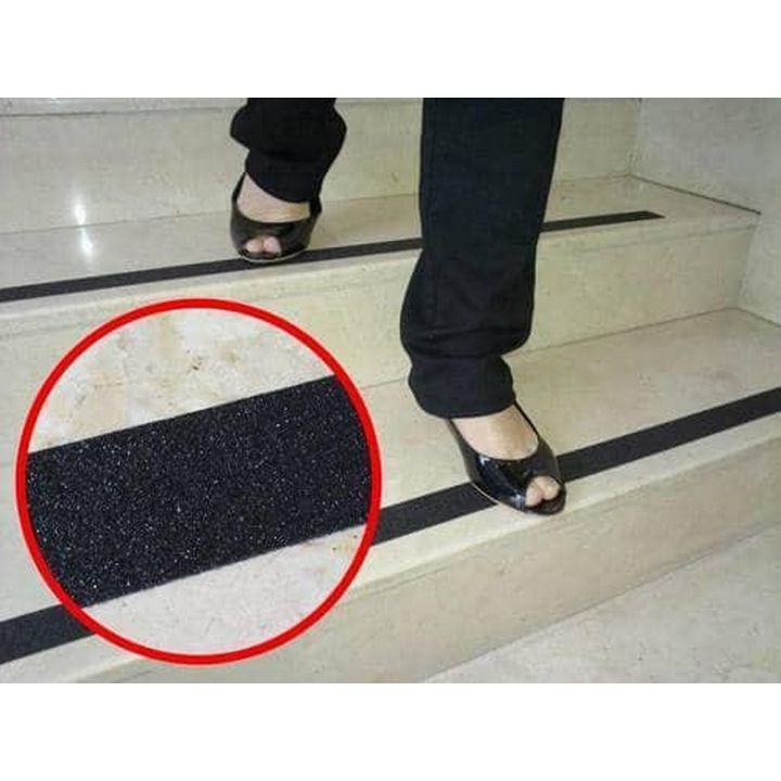 Anti Slip Tape 1 inches x 5 Meters Self Adhesive Backed High Grip AntiSlip tape for stairs
