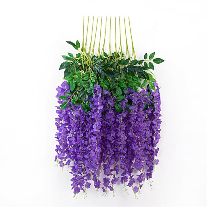 Ceiling Decoration Silk Wedding Decor Hanging Garland Artificial Wisteria Leaf Wisteria Flowers