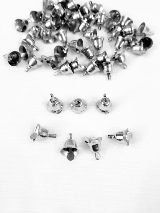 30%20Pcs%20Tiny%20Silver%20Bell%20Charms%20for%20Craft,%20Jewelry%20Making,%20Dress%20Designing,%20Home%20Decor%20%E2%80%93%2015mm%20Miniature%20Bell%20with%20Loop%20-%20Image%204