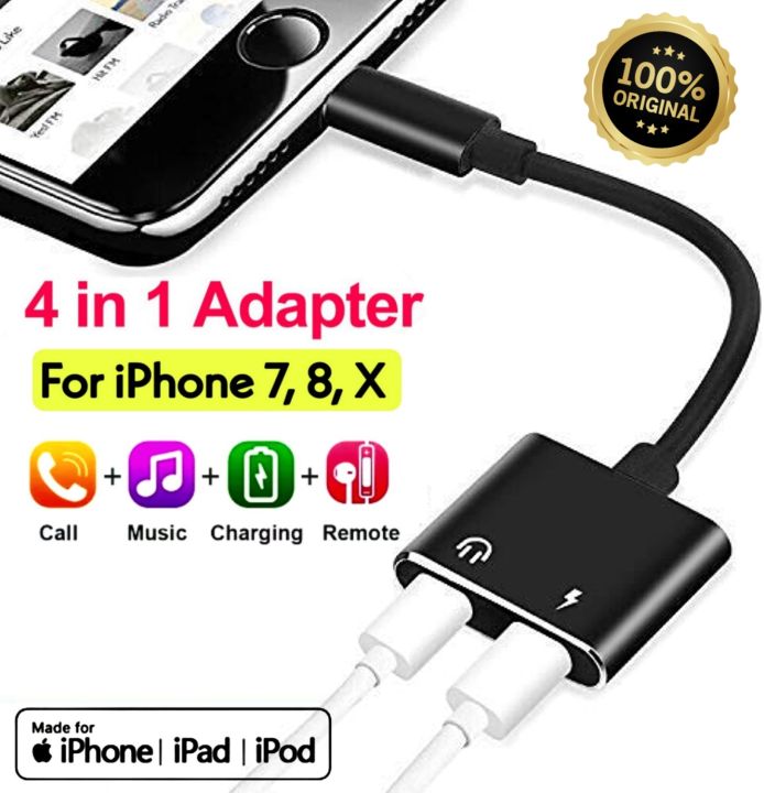 iPhone%204%20in%201%20Lightning%20Adapter%20Dual%20Splitter%20for%20Charging%20and%20Music%20Compatible%20with%20iPhone%207%208%20X%20-%20Image%206