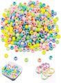 100Pcs Pony Beads Large Hole Craft Beads. 