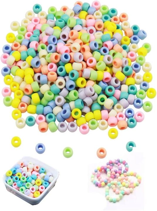 100Pcs%20Pony%20Beads%20Large%20Hole%20Craft%20Beads%20-%20Image%202