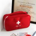 Household Portable Waterproof Outdoor Travel Medical Multi-Pocket Medicine First Aid Kit Storage Bag (Not Included First Aid Accessories). 