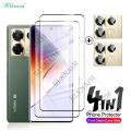 BLKNAIM 4IN1 For infinix Note 40 Glass 3D Screen Protector For infinix Note 40 Tempered Glass For 9H Lens Film. 