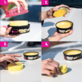 Flamingo Car Polish Wax 230g | Carnauba Wax Car Polish for Deep Shine & Paint Protection. 