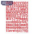 Green forest Letter Stickers Strong Stickiness Mailbox Numbers Labels Alphabet Stickers. 