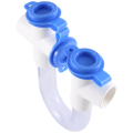 Standard Condensate Trap PVC U Trap Standard Condensate Trap Set 3/4 Inch for HVAC Systems, Air Conditioner, Effectively Drains Condensate. 
