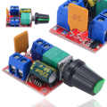 DC Speed ​​Controller 3-35V 12V 24V PWM DC Motor Speed ​​Controller Adjustable Switch LED Fan Dimmer Controller Power Max 90W. 