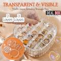 Multi Layer Jewellery Organizer with Lid Transparent | Ear Rings & Necklace_Bracelets Holder | Small Jewelry Box Vanity Hanger Stand Rotating. 