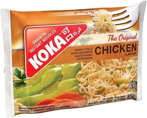 Koka Chicken Flavour Instant Noodles, 85g Imported