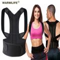 New Original Fiber Rod Posture Corrector Clavicle Retainer Support Stop Stoop Adjustable Back Posture Training Posture Corrector Lumbar Shoulder. 