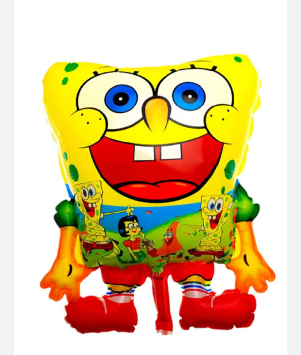 Generic SPONGEBOB SHAPED KIDS FOIL BALLOON 45X57CM Daraz.pk