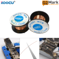 2pcs KEDA 0.10mm Copper Jumper Wire for PCB Repair, IC Linking, Soldering & Circuit Board Maintenance, Ultra-Fine Wire for Electronics Repair | G2 Mark |. 