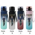 Jujutsu Kaisen Peripheral Cartoon Animation Water Bottle Sports Plastic Student Children Large Capacity 650ml Water Cup. 