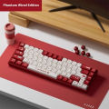 AJAZZ Ak680 Wired Mechanical Keyboard Abs Keycap 68 Key Hot Swappable Gaming Mechanical Keyboard Mixed Color Lighting. 
