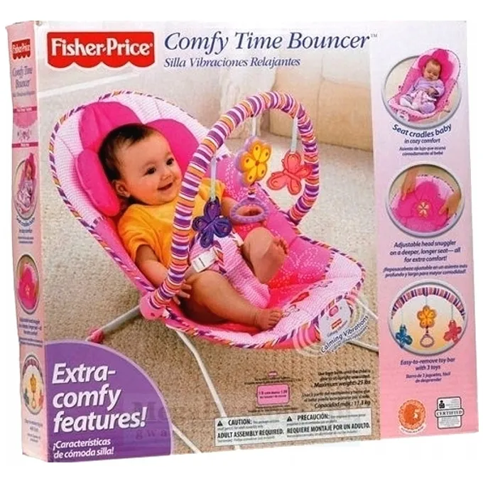 Fisher%20Price%20Baby%20Bouncer%20Toddler%20Rocker%20with%20Calming%20Vibration%20-%20Pink%20-%20Image%202