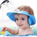 Baby Shower Cap Adjustable Hair Wash Hat for Newborn Infant Ear Protection Safe Children Kids Shampoo Shield Bath Head Cover. 