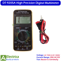Digital DT-9205A Multimeter 1000V DC 750V AC 20A AC/DC Current 20MΩ Resistance with Buzzer & Continuity Test by Electrica. 