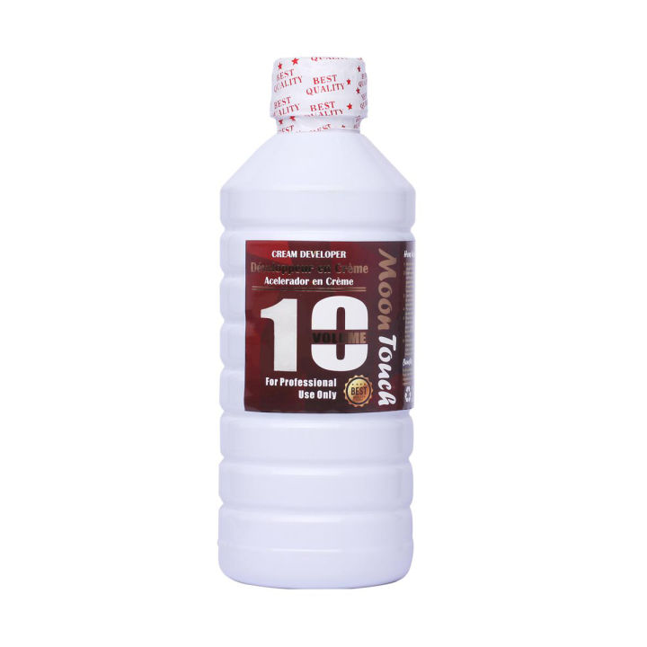 White Cream Developer (Volume-10) 1 litre by Moon Touch