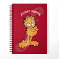 Garfield Attitude is Everything Pose Design Spiral Notebook Printed Customized Notebooks for University College and Best for Students cute Notebooks by Favourite Plus. 