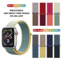 Original Nylon Watch Band for Apple Watch Series 7 6 SE 5 4 3 2 1 Wristband Strap for iWatch 45mm 41mm 44mm 40mm 42mm 38mm Sport Loop Bracelet Belt Accessories Replacement for Smart Apple Watch. 