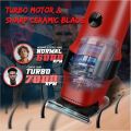 VGR V-987 Professional Digital Display Turbo function 7000RPM Zero Gapped Cordless Pro Self Haircut Hair Clipper Beard trimmer Stainless steel & Ceramic Blade. 