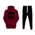 Trendy Singer Marshmello Printed Hoodie With Winter Trousers Export Quality Fleece Hoodies Tracksuit For Men. 