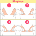 SHOPBOP Silicone Bra Push up Bra for Girls Resusable Strapless Bra for Women Breast Lift Sticky Invisible Bra. 