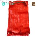 Mesh Bag for Harvesting 10pcs Mesh Bag Strong Drawstring Reusable Onion Bags Breathable Vegetable Storage Net Bag Tightly Woven Mesh Bag for Cabbage. 