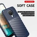QAGS Nokia G10 / Nokia G20 Carbon Fiber Brush Texture Anti shock Drop Resistance Armored Silicon Tpu Case Back Cover Antishock. 