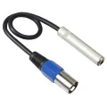 1/4 to XLR Cable,Balanced 1/4inch Female to XLR Male Stereo Audio Adapter,Quarter Inch TS/TRS to XLR Male Connector. 