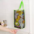 Plastic Shopping Bag Storage Basket Kitchen Organizer Reusable Grocery and Garbage Bag Holder. 