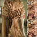 Magic Hair Combs Vintage Bead Stretchy Magic Clips Double Hair Clip Women Girls Hairpins Crystal Stretch Pearls Hair Accessories Hair Jewelry Hair Styling Decoration. 