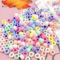 100Pcs Pony Beads Large Hole Craft Beads. 