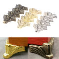 4 Antique Brass Jewelry Chest Wood Case Box Feet Leg Corner Protector Screws Sunlight Super Store. 