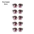 5 Pair Boy/Girl Long eyelashes Decals Glass crystal Eye Chips Paper Cartoon Eyes Stickers Anime Figurine Doll Face Organ Paster. 