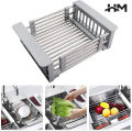 HM Handmade Kitchen Sink Bowl - 6845 - Stainless Steel - 304 Grade SS High Quality - 68x45 - With Complete Drain Set & Basket. 