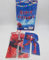 SPIDERMAN THEME HAPPY BIRTHDAY BANNER SPIDER-MAN BIRTHDAY PARTY BANNER. 