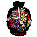 JOJO's Bizarre Adventure Hoodies Anime JOJO 3D Print Streetwear Men Women Harajuku Oversized Sweatshirts Hoodie Pullover Clothes. 