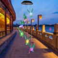 LED Solar Hummingbird Wind Chimes Mothers Day Birthday Women Grandma Best Gifts Indoor Outdoor Decor Yard Decorations. 