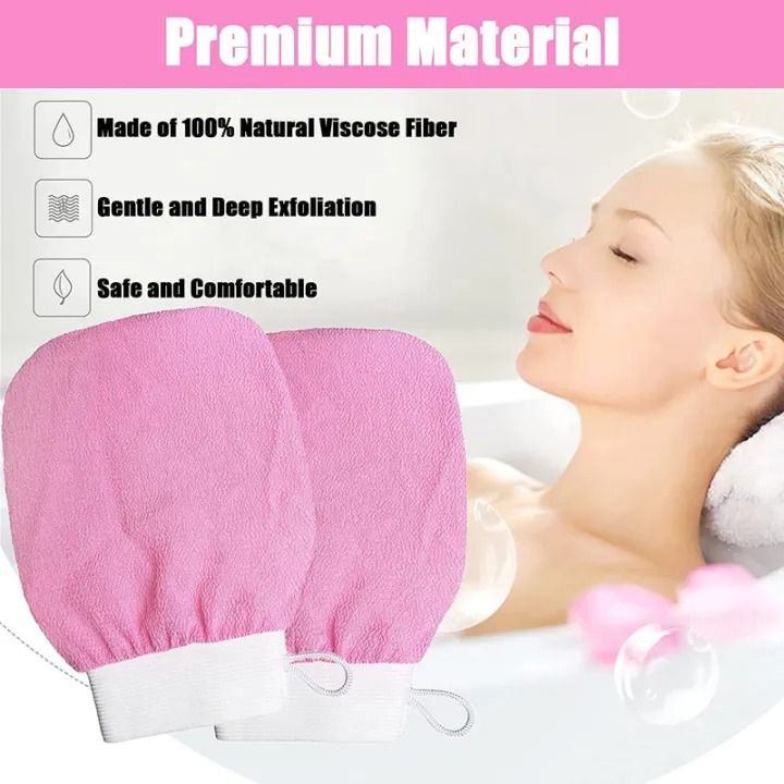 Exfoliating Gloves Dead Skin Remover Exfoliating Massage Mitt Back Scrubber Glove