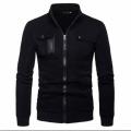 Aybeez - Stylish Patchwork Pocket Zipper Jacket For Men - Premium Quality and Fashionable men's Outerwear. 