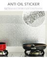Self-Adhesive Aluminium Foil Sticker For Kitchen Cabinet Wallpaper Oil Proof Waterproof wall protector with heat resistant ,Stove Cabinet Stickers ,kitchen backsplash wall tile sticker , aluminium sheet Wallpaper. 
