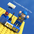 Lego City Police Command 6IN1 Trucks Building Blocks Policeman Robot Car Helicopter Model Bricks Toys for Children. 