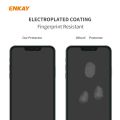 For iPhone 12 Pro Max Hat-Prince ENKAY 2 in 1 Clear TPU Soft Case Shockproof Cover + 0.26mm 9H 2.5D Tempered Glass Protector Film. 