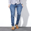 All Seasons Faded Blue Jeans Pants in Regular pattern and Decent Look - New Men's Fashion. 