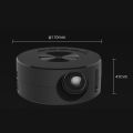 ROTUNDITY Mini LED Projector Home Portable Projector HD Wirecast Projection Device Optical Len 320180 LCD Display with Wire Mirroring Function ORIGINAL UK ZONE. 